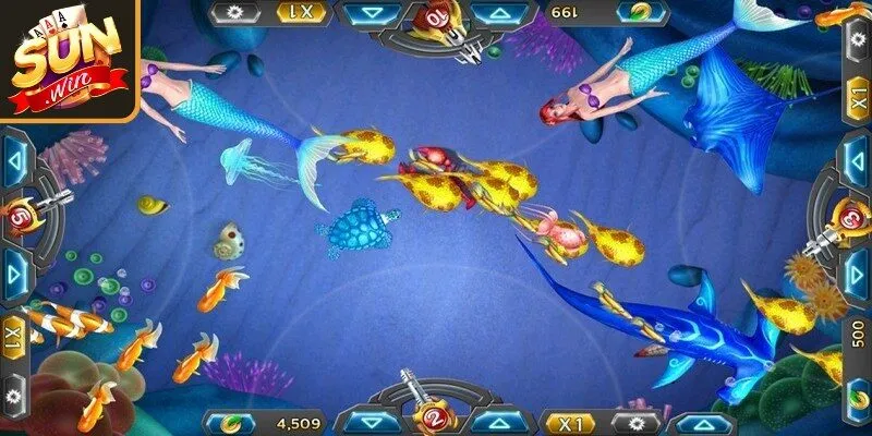 Bắn Cá Tiểu Tiên Cá - Chinh Phục Mọi Thử Thách Biển Cả 3 Sunwin Cơ chế trả thưởng bắn cá Tiểu Tiên hấp dẫn sau khi tiêu diệt