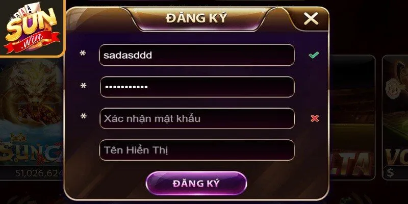 Hướng dẫn các bước đăng ký Sunwin mới nhất cho người dùng 