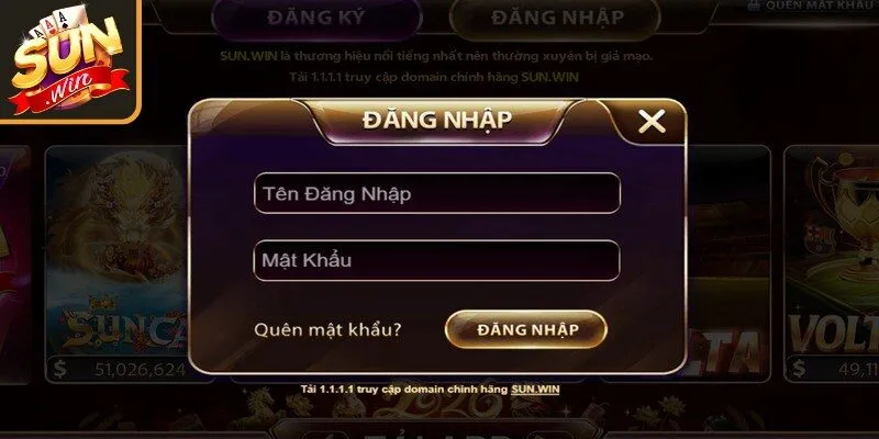 Hướng dẫn quy trình đăng nhập Sunwin thành công cho người mới 